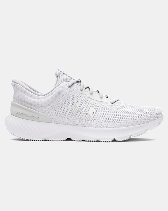 Women's UA Charged Escape 4 Knit Running Shoes in White image number 0